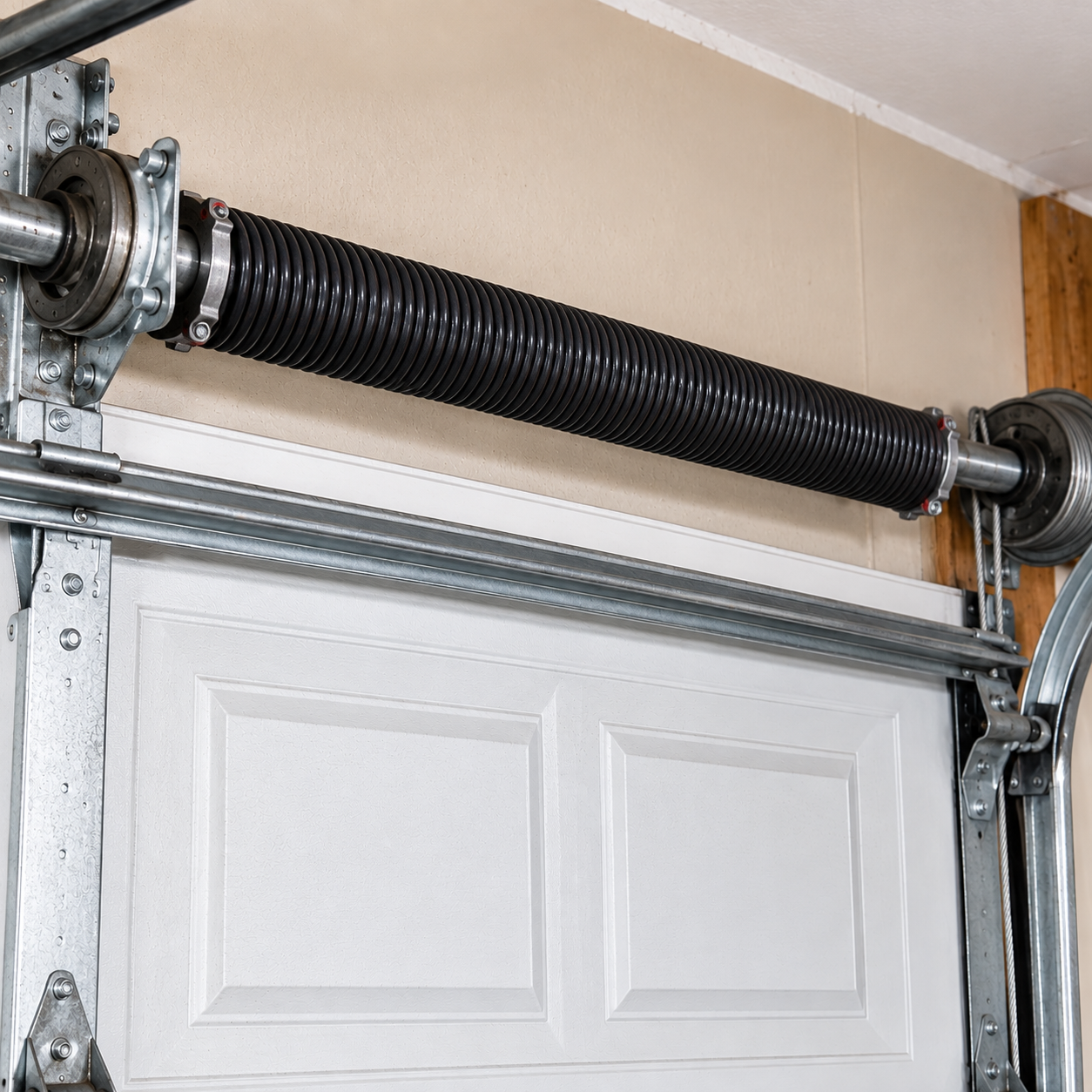 Garage door spring after repair in Allen TX