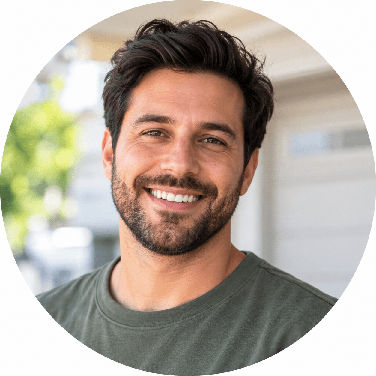 Garage door service customer
